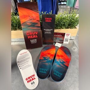 CRUV HEAL Plantar Faciitis Insoles - NEW
